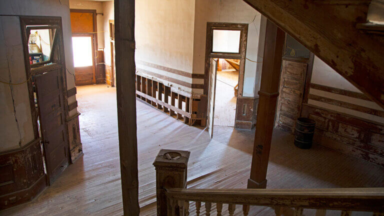 inside goldfield historic high school