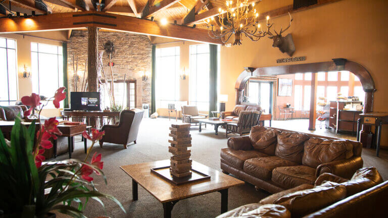 living room at charleston peak