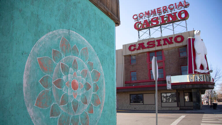 mural near casino in elko