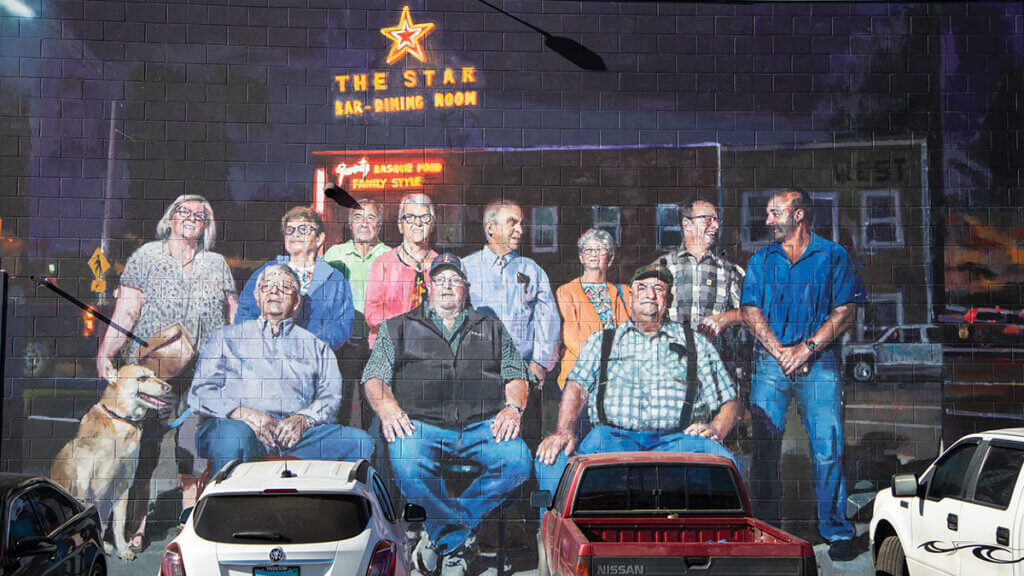 the star mural by sebas velasco in elko nevada