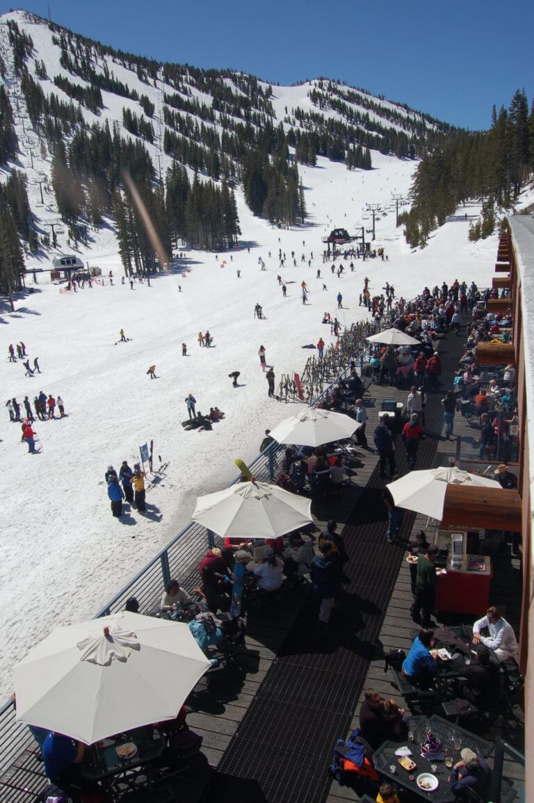 people skiing at mountain rose-ski at tahoe