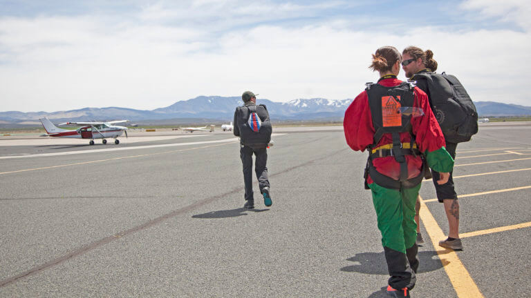 skydive lake tahoe runway in minden