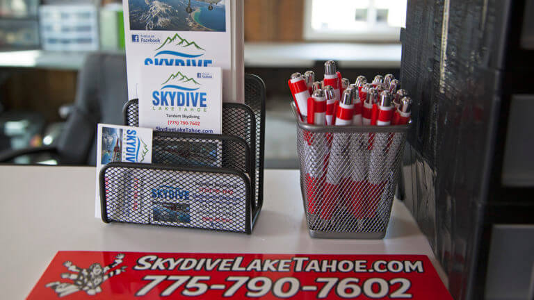 skydive lake tahoe front desk