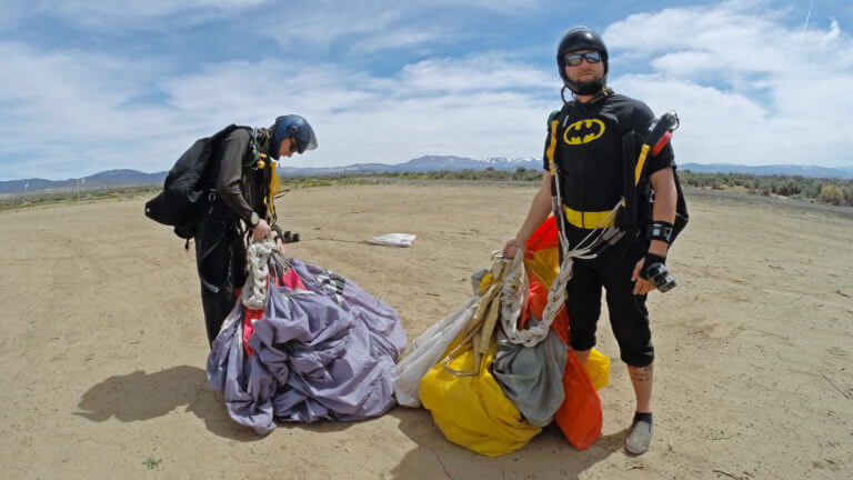 skydive lake tahoe guests safe on the ground