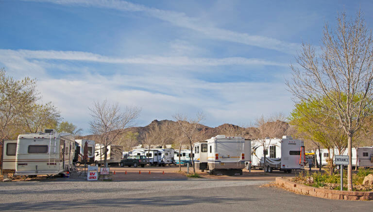 rv parking at death valley inn motel