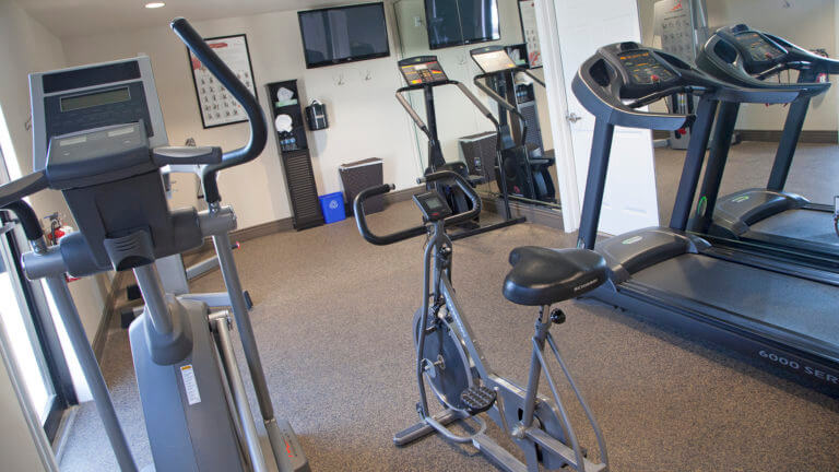 workout room at the best western fallon inn and suites