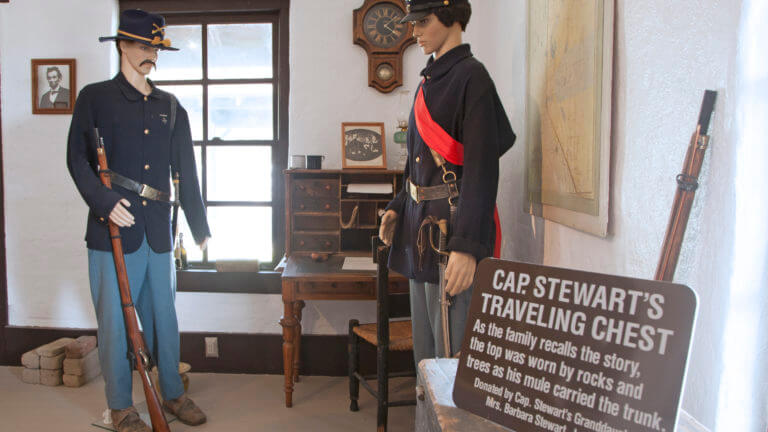 Fort Churchill State Historic Park mannequin