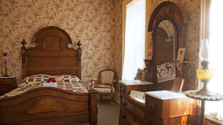 bedroom in Fort Churchill State Historic Park