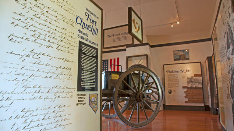 inside Fort Churchill State Historic Park