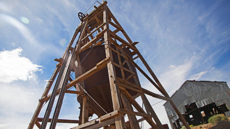 Gold Point Ghost Town tower