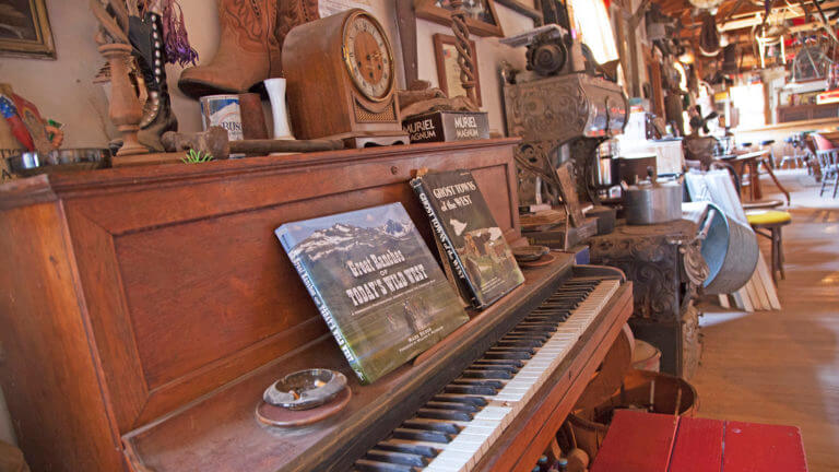 Gold Point Ghost Town piano