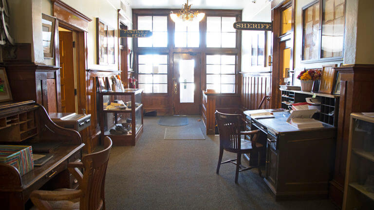 inside historic courthouse