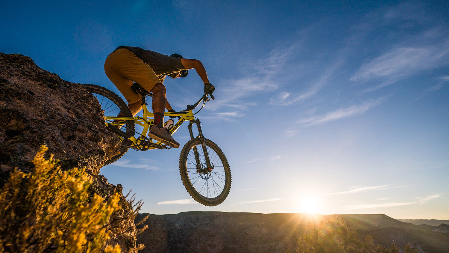 mountain biking at bootleg canyon mountain bike park