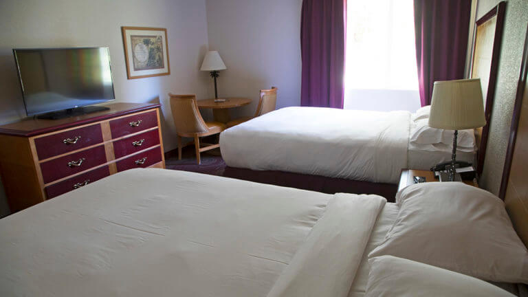 hotel room at casablanca resort and casino