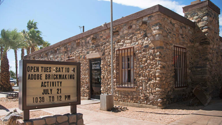 outside of Virgin Valley Heritage Museum