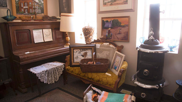 living room at Virgin Valley Heritage Museum