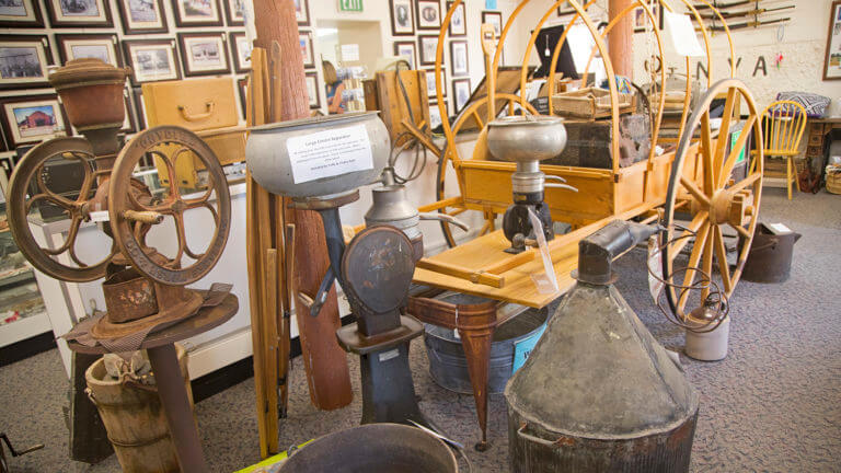 various items at Virgin Valley Heritage Museum