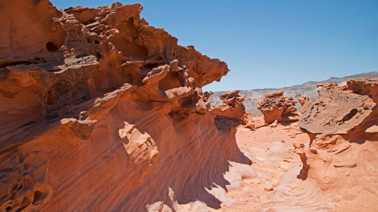 Red rock formations