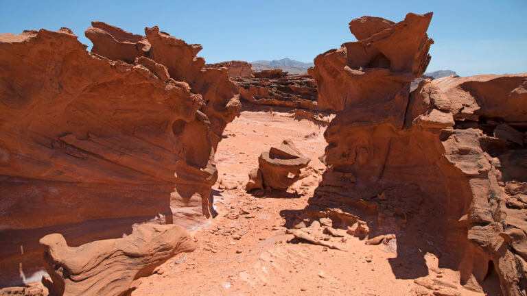 Gold Butte National Monument rock formations