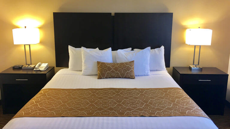 hotel bed at best western mesquite inn