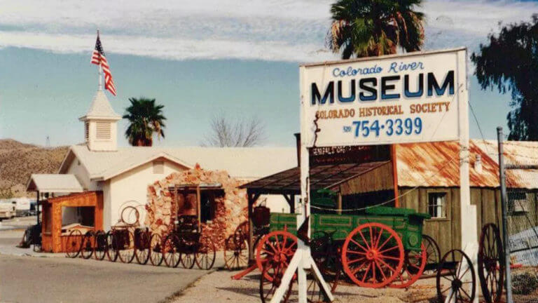 sign for colorado river museum