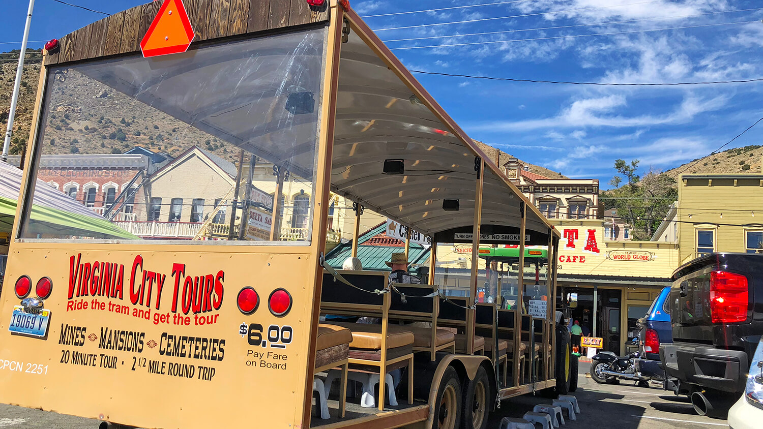 virginia city trolley tour bus