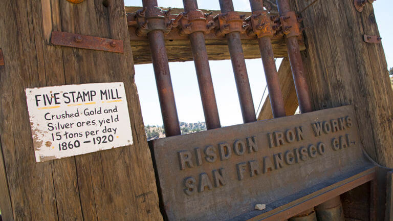 old sign for risdon iron works