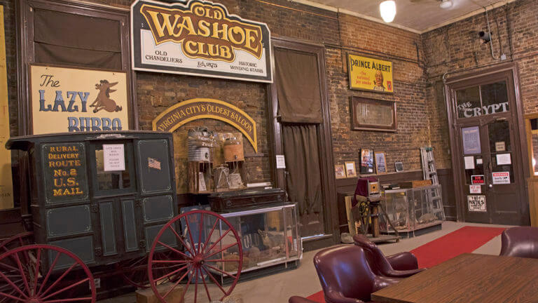 washoe club & haunted museum lobby