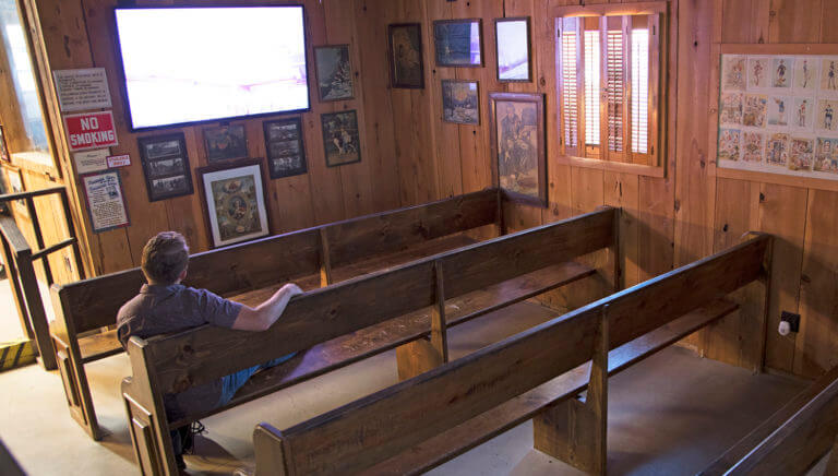 man sitting The Way It Was Museum