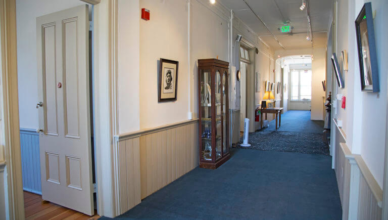 saint marys art center hallway