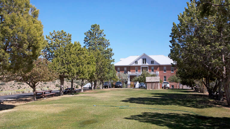 lawn in front of saint marys art center