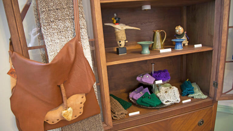 shelves at saint marys art center