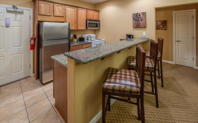 David Walley's Resort Room Kitchenette