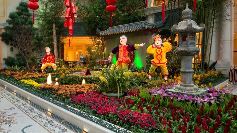 First look: Check out Bellagio's Lunar New Year display