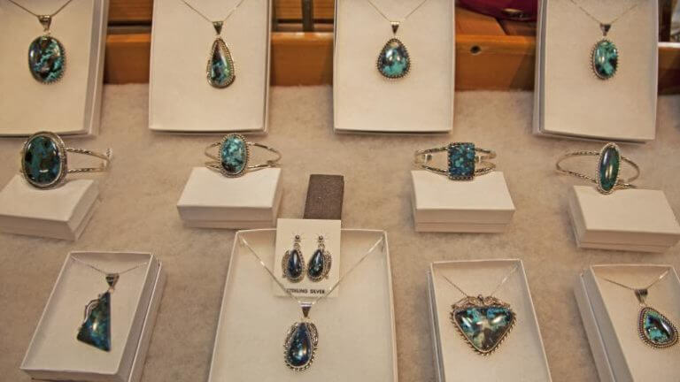 turquoise rings at jasons art gallery