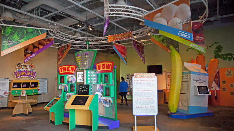 Play room at children's discovery museum