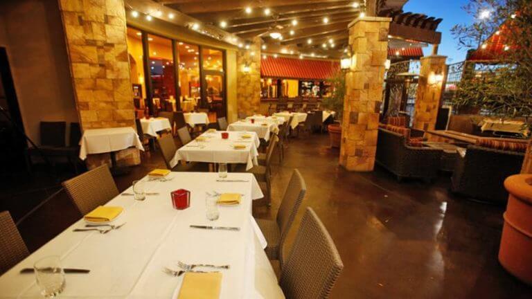 dining room at Ferraro's Italian Restaurant & Wine Bar