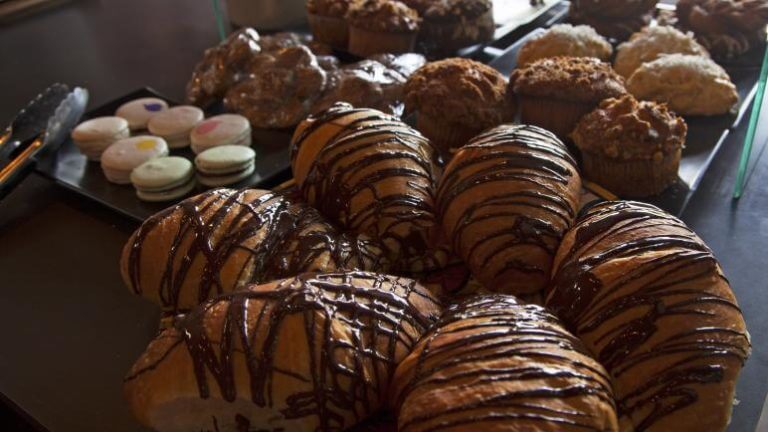 pastries at Hub Coffee Roasters