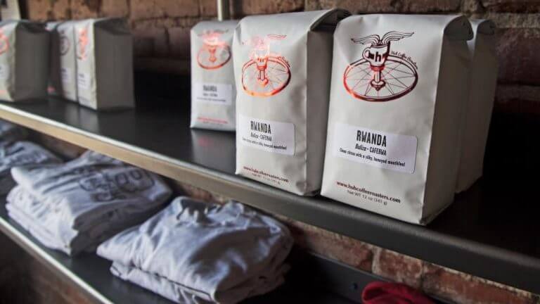 coffee for sale at Hub Coffee Roasters