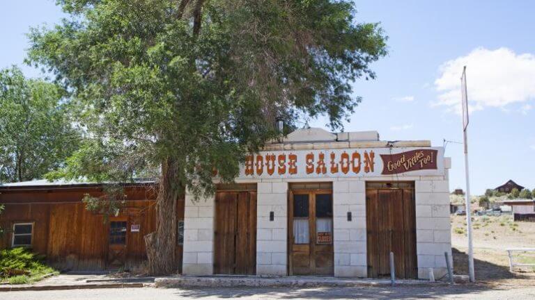 saloon at ione ghost town