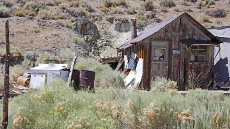 ione ghost town ruins