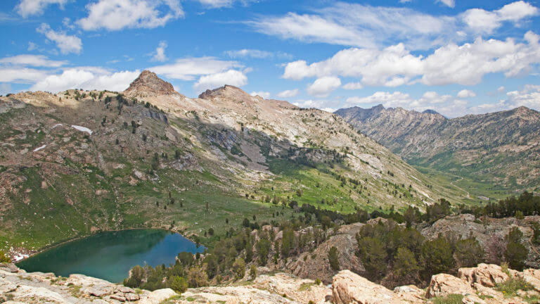 view of in lamoille canyon & ruby mountains