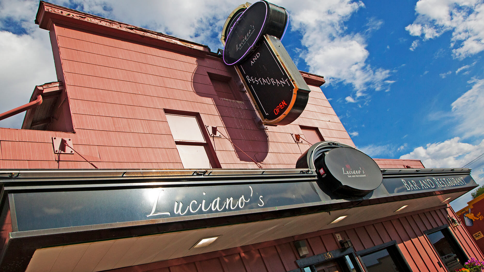 Front of Luciano's Bar & Restaurant