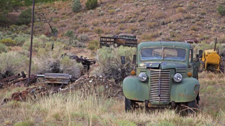 old rusty truck