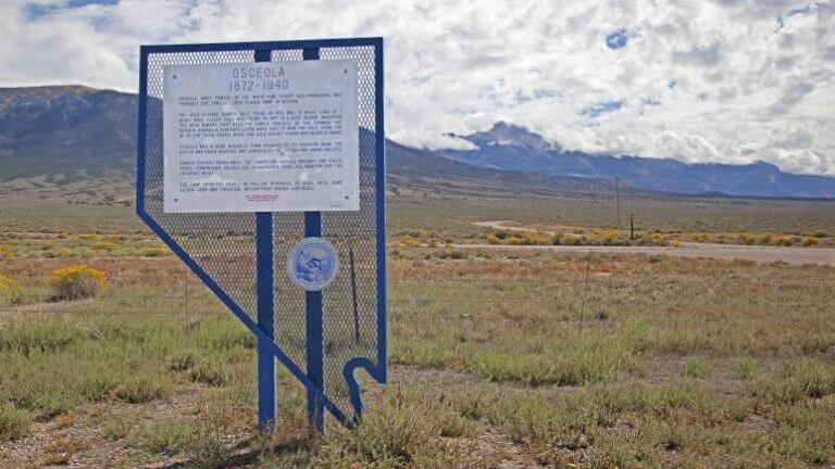 osceola ghost town sign