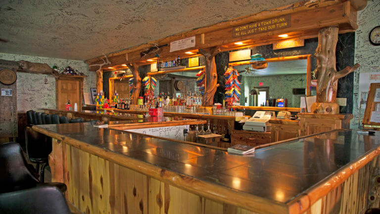bar at outdoor inn