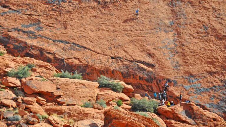 red rock hiking trails