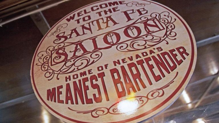 santa fe club saloon sign