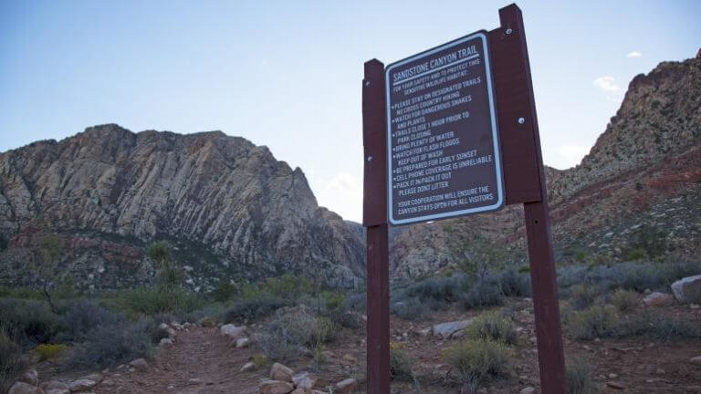 hiking trails at Spring Mountain Ranch
