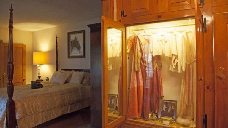 bedroom in the ranch house